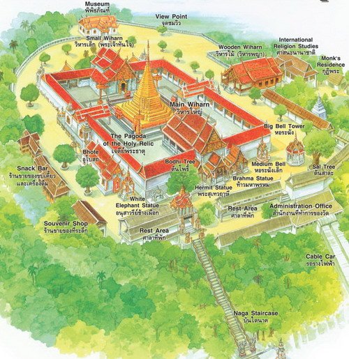 Mappa Wat Phra That