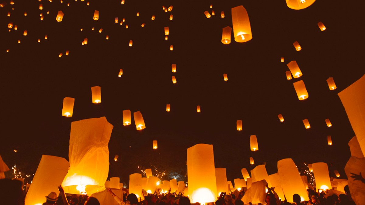 Loy krathong Thailandia